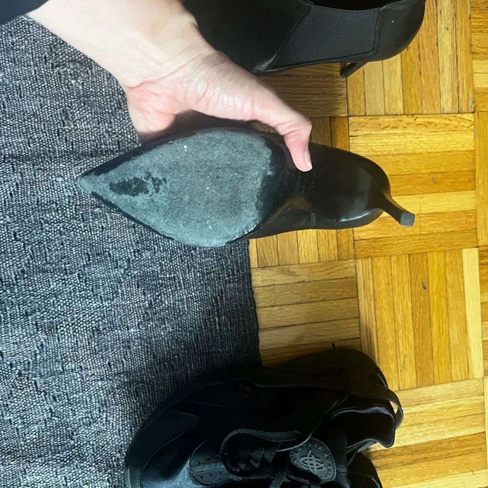 Saint Laurent Black Ankle Boots - Picture 4 of 6